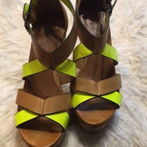 Super fun wedge sandals